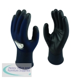 Polyco Polyflex Eco Air PU Coated Glove Pairs XL Black/Blue (Pack of 10) PER - Size 10