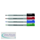 Ikon OHP Pen Non-Permanent Fine Point Assorted (4 Pack) 7421WLT4