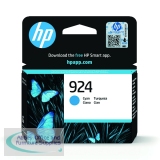 HP 924 Ink Cartridge Cyan 4K0U3NE