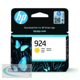 HP 924 Ink Cartridge Yellow 4K0U5NE