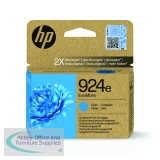 HP 924E EvoMore Ink Cartridge High Yield Cyan 4K0U7NE