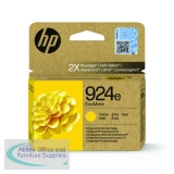 HP 924E EvoMore Ink Cartridge High Yield Yellow 4K0U9NE