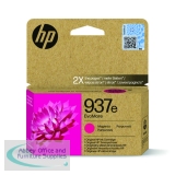 HP 937E EvoMore Ink Cartridge High Yield Magenta 4S6W7NE