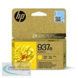 HP 937E EvoMore Ink Cartridge High Yield Yellow 4S6W8NE