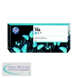 HP 746 300ml Cyan Ink Cartridge P2V80A