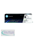 HP 219X LaserJet Toner Cartridge High Yield Black W2190X