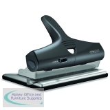 Rapesco Adjustable Heavy Duty Punch Black PF95G2B2