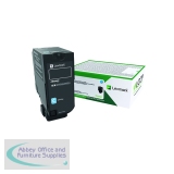 Lexmark Return Programme 10K Toner Cartridge Cyan 75B20C0