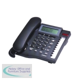 Interquartz Gemini CLI 9335 Corded Telephone + Caller ID Black 9335B4