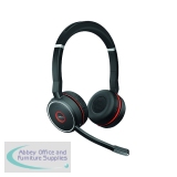 Jabra Evolve 75 SE MS Stereo Wireless Headset Link 380 USB-A BT Adapter +Charging Stand 7599-842-199