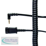 JPL Quick Disconnect (QD) Bottom Lead Cable Male to Stereo Micro Jack Male BL-06+P