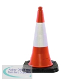 Sand Weighted Cone 500mm Red/White JAA049-220-600