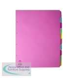 Concord Divider 10-Part A3 Portrait Pastel Colours 70299/J2