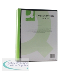 Q-Connect Presentation Display Book 60 Pocket A4 Black KF01269