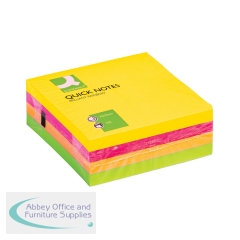 Q-Connect Quick Note Cube 76 x 76mm Neon KF01348