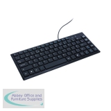 Q-Connect Ergonomic Compact Keyboard Black KX220