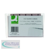 Q-Connect Guide Card 5x3 Inch A-Z Buff (Pack of 25) KF35207