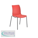 KF70035 - Jemini Flexi 4 Leg Chair 520x530x850mm Red KF70035