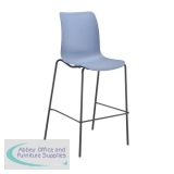 Jemini Flexi High Stool 570x575x1160mm Blue KF70036