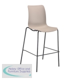 Jemini Flexi High Stool 570x575x1160mm Grey KF70038