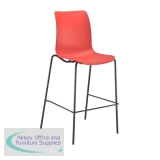 Jemini Flexi High Stool 570x575x1160mm Red KF70039