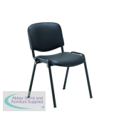 Jemini Ultra Multipurpose Stacking Chair Polyurethane Black KF72903