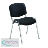 Jemini Ultra Multipurpose Stacking Chair Black/Chrome KF72904