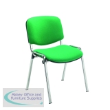 Jemini Ultra Multipurpose Stacking Chair Green/Chrome KF72905