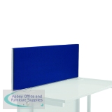 First Desk Mounted Screen 1200x25x400mm Special Blue KF74836