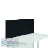 First Desk Mounted Screen 1200x25x400mm Special Black KF74837