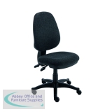 Astin Nesta Operator Chair 2 Lever Upholstered 590x900x1050mm Charcoal KF77706