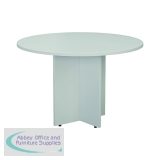 Jemini Round Meeting Table 1100x1100x730mm KF78958