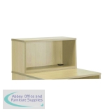 Jemini Reception Modular Straight Riser Unit 800x315x400mm Maple KF78972