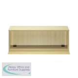 Jemini Reception Modular Straight Riser Unit 1200x315x400mm Maple KF78973