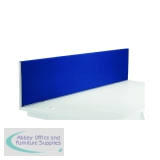 Jemini Straight Desk Mounted Screen 1800x25x400mm Blue KF78982