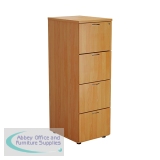 Jemini 4 Drawer Filing Cabinet 464x600x1365mm Beech KF79456