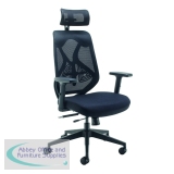 Jemini Stealth Operator Chair with Height Adjustable Arms Black KF80386