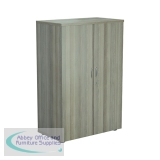 Jemini Wooden Cupboard 800x450x1600mm Grey Oak KF810414