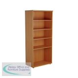 Jemini Wooden Bookcase 800x450x1800mm Beech KF810551