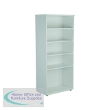 Jemini Wooden Bookcase 800x450x1800mm White KF811022