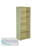 Jemini Wooden Bookcase 800x450x2000mm Maple KF811176