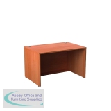 Jemini Reception Modular Straight Desk Unit 1200x800x740mm Beech KF816425