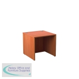 Jemini Reception Modular Straight Desk Unit 800x800x740mm Beech KF816463