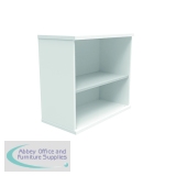 Polaris Bookcase 1 Shelf 800x400x730mm Arctic White KF821086