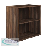 Jemini Bookcase 800x450x800mm Dark Walnut KF822301