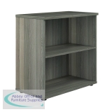 Jemini Bookcase 800x450x800mm Grey Oak KF822318