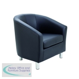 Jemini Tub Armchair Polyurethane Black KF823179