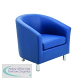 Jemini Tub Armchair Polyurethane Blue KF823186