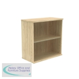 Astin Bookcase 1 Shelf 800x400x816mm Canadian Oak KF823742