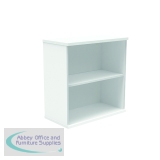 Astin Bookcase 1 Shelf 800x400x816mm Arctic White KF823797